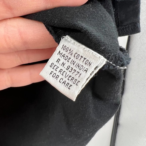 Kakcus Vintage Black Embroidered Tropical Aloha Flamingo Blouse Tshirt Medium - Picture 4 of 9